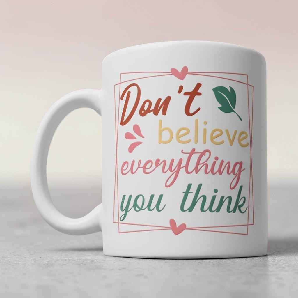 One-of-a-Kind Motivational Quote Mug
