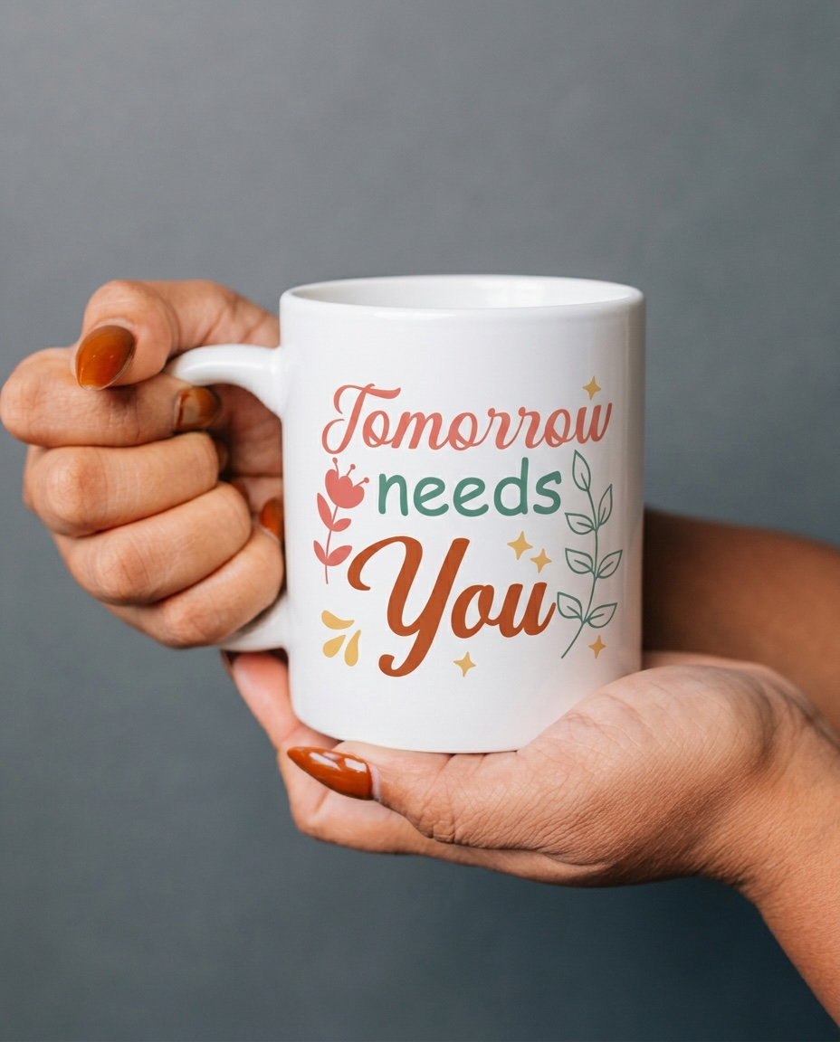 One-of-a-Kind Motivational Quote Mug