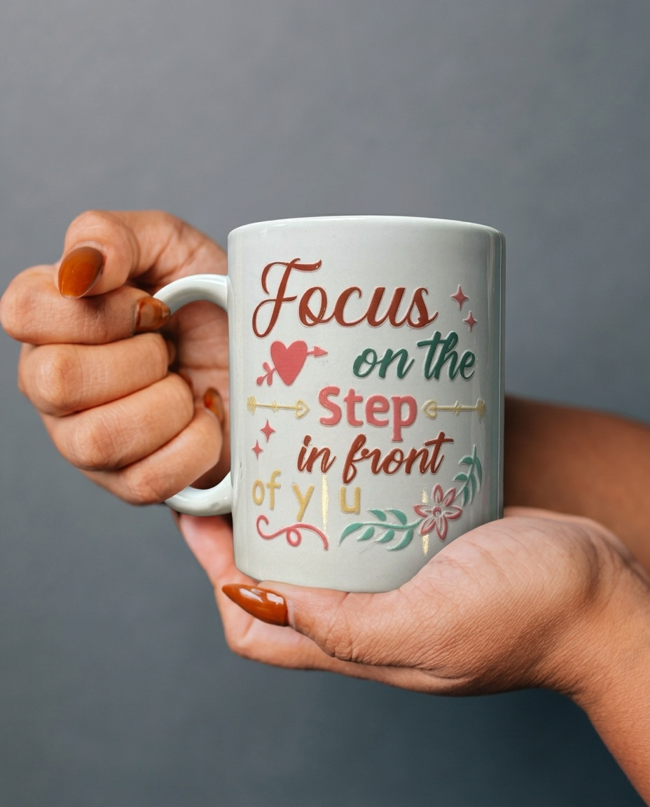 One-of-a-Kind Motivational Quote Mug