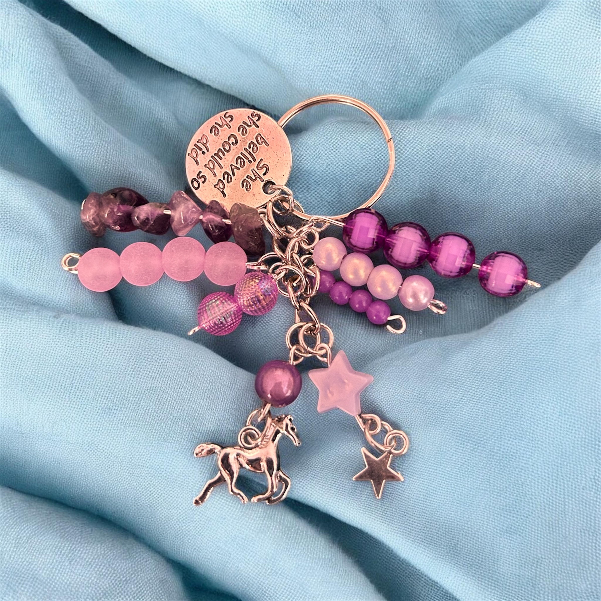 Amethyst Bag Charms
