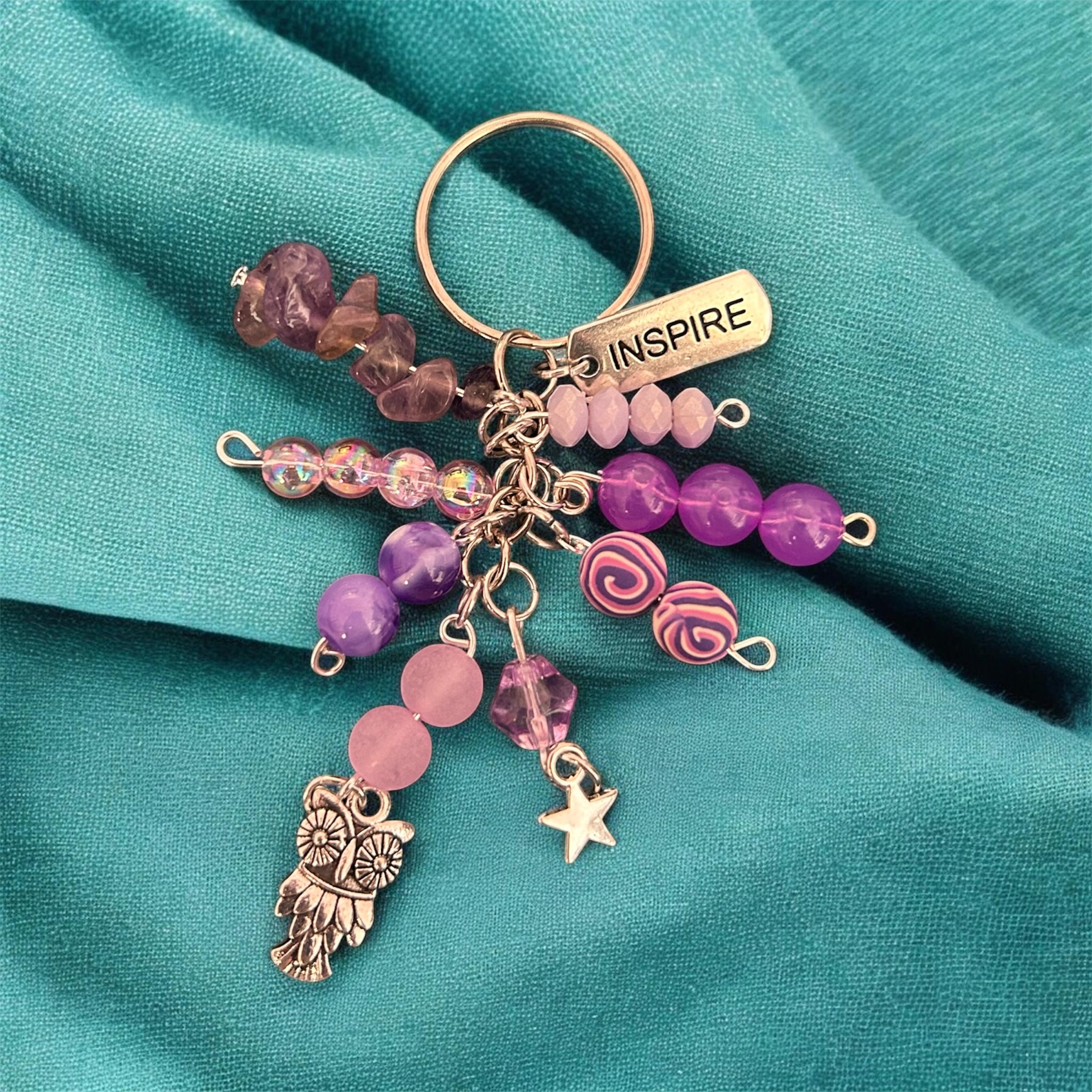 Amethyst Bag Charms