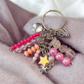 Rose Quartz Bag Charms - Taurus Birthstone