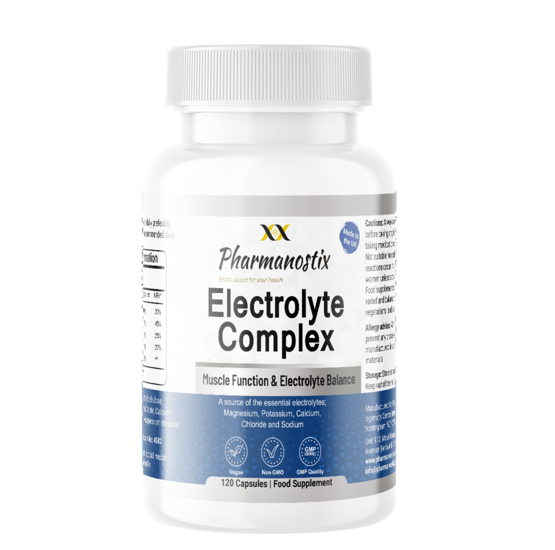 Electrolytes Complex – 120 Vegan Capsules